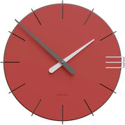 Orologio da Parete da 42 cm in Rosso Arancione