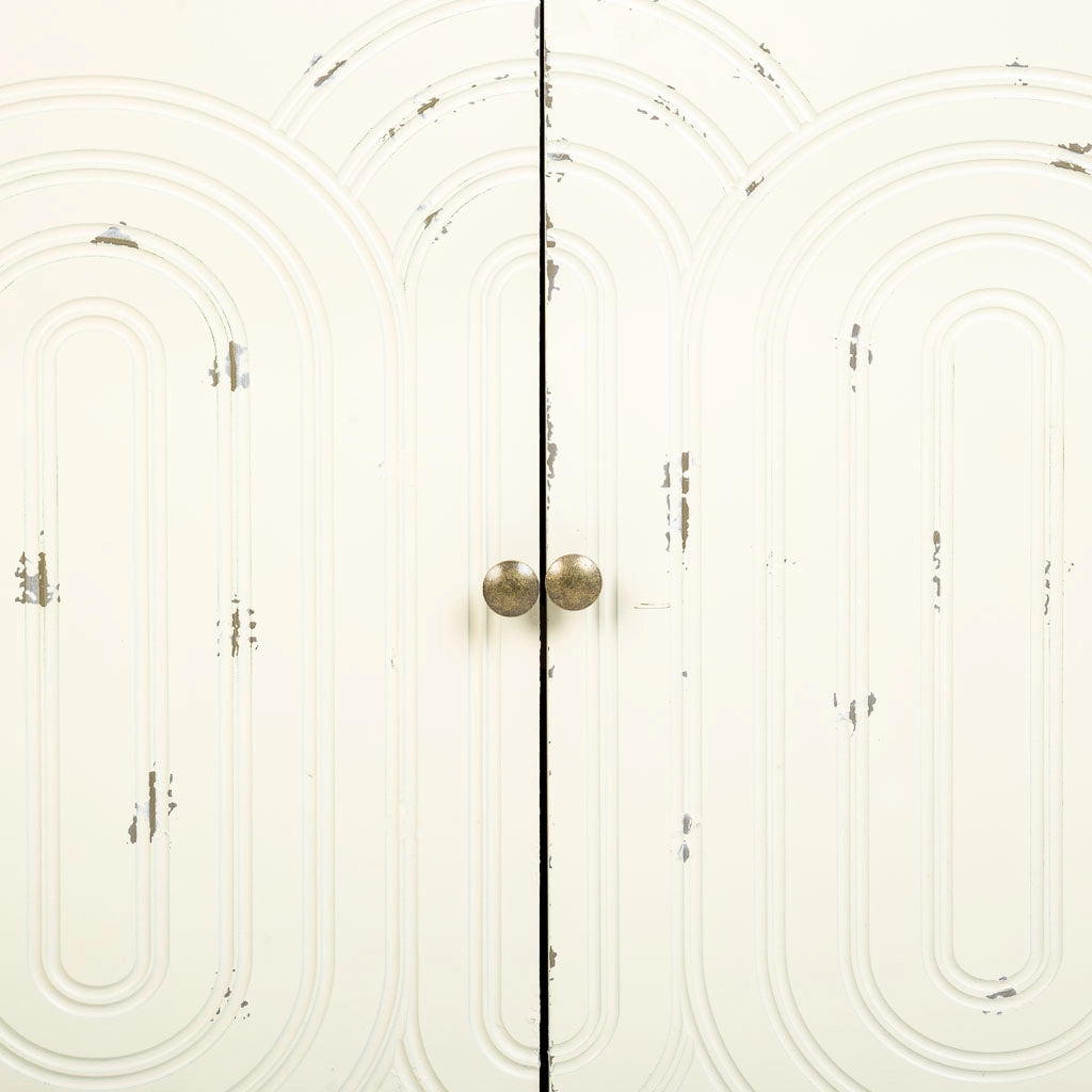 Credenza in legno con 2 porte 70x35x84
