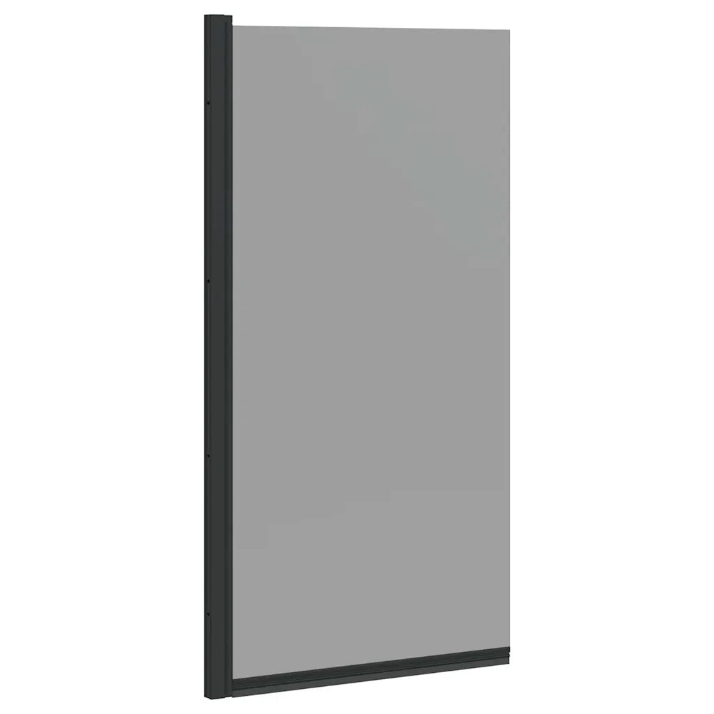 Schermo per Bagno e Doccia Nero 68 x 130 cm Vetro Temperato 42018544