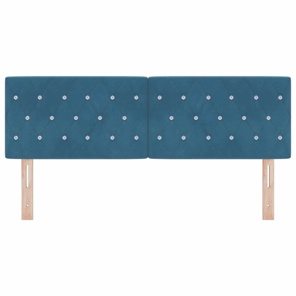 Testiera | Testata Blu Scuro 144 cm Velluto