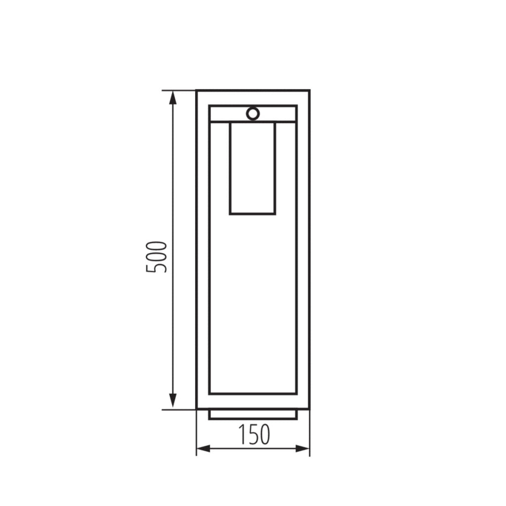 Lampada giardino a palo con sensore Kanlux VIMO 15W E27