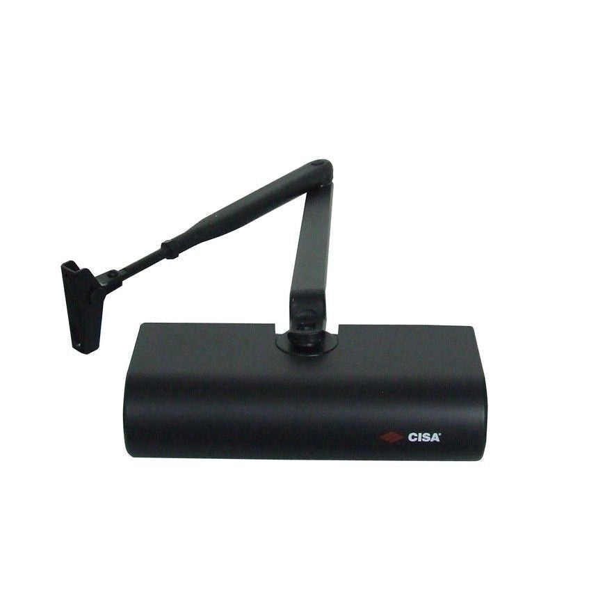 CISA 1.C1415.03.0.90 Smart Plus 2 Chiudiporta Senza Fermo Forza EN 3 per Porte fino a 60 Kg e 950 mm colore Nero