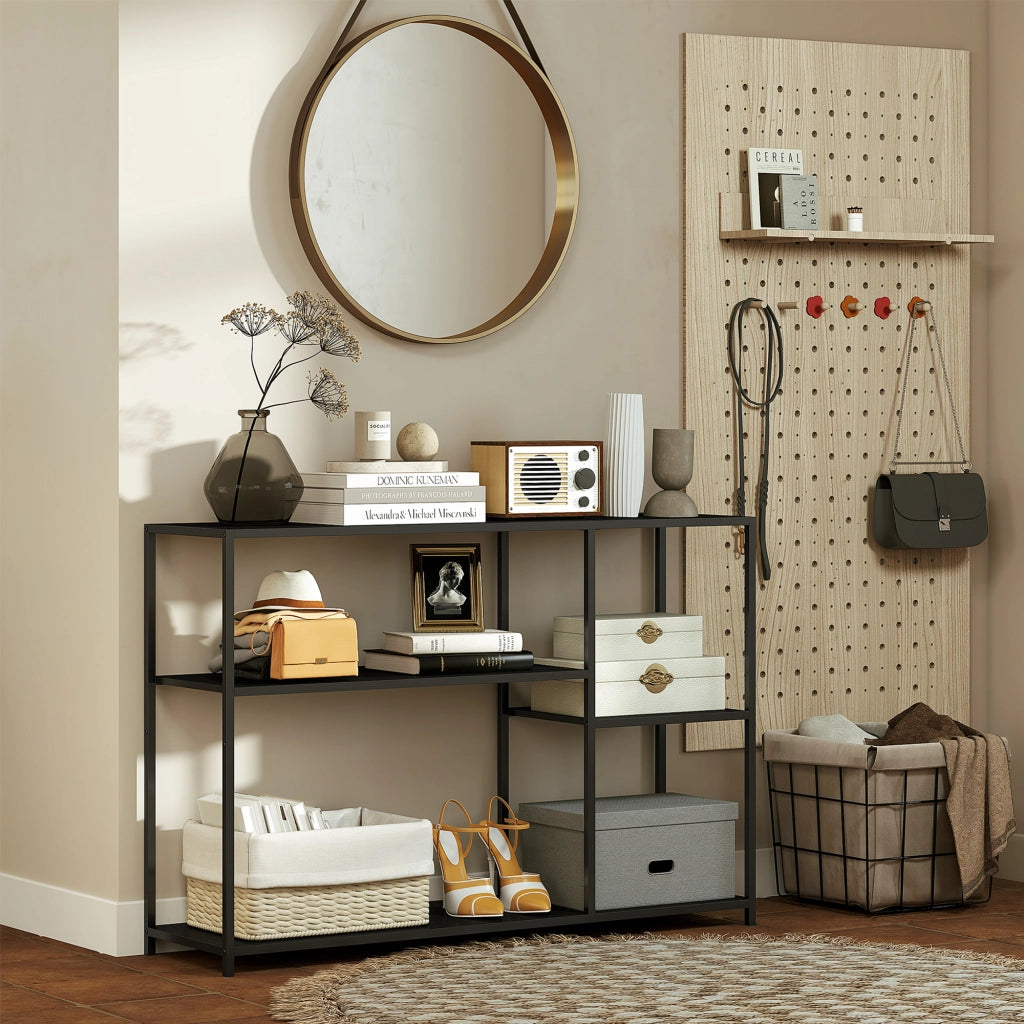 Tavolo console 4 livelli ¨C Minimal ¨C nero metallo