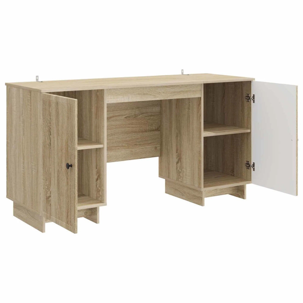 Scrivania Rovere Sonoma Legno ingegnerizzato 142,5 x 50 x 75 cm 3414569
