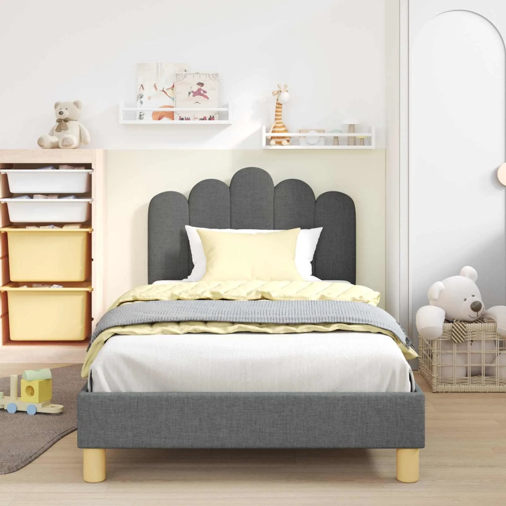 Struttura letto bambini con testata Grigio scuro 90 x 190 cm 42011055