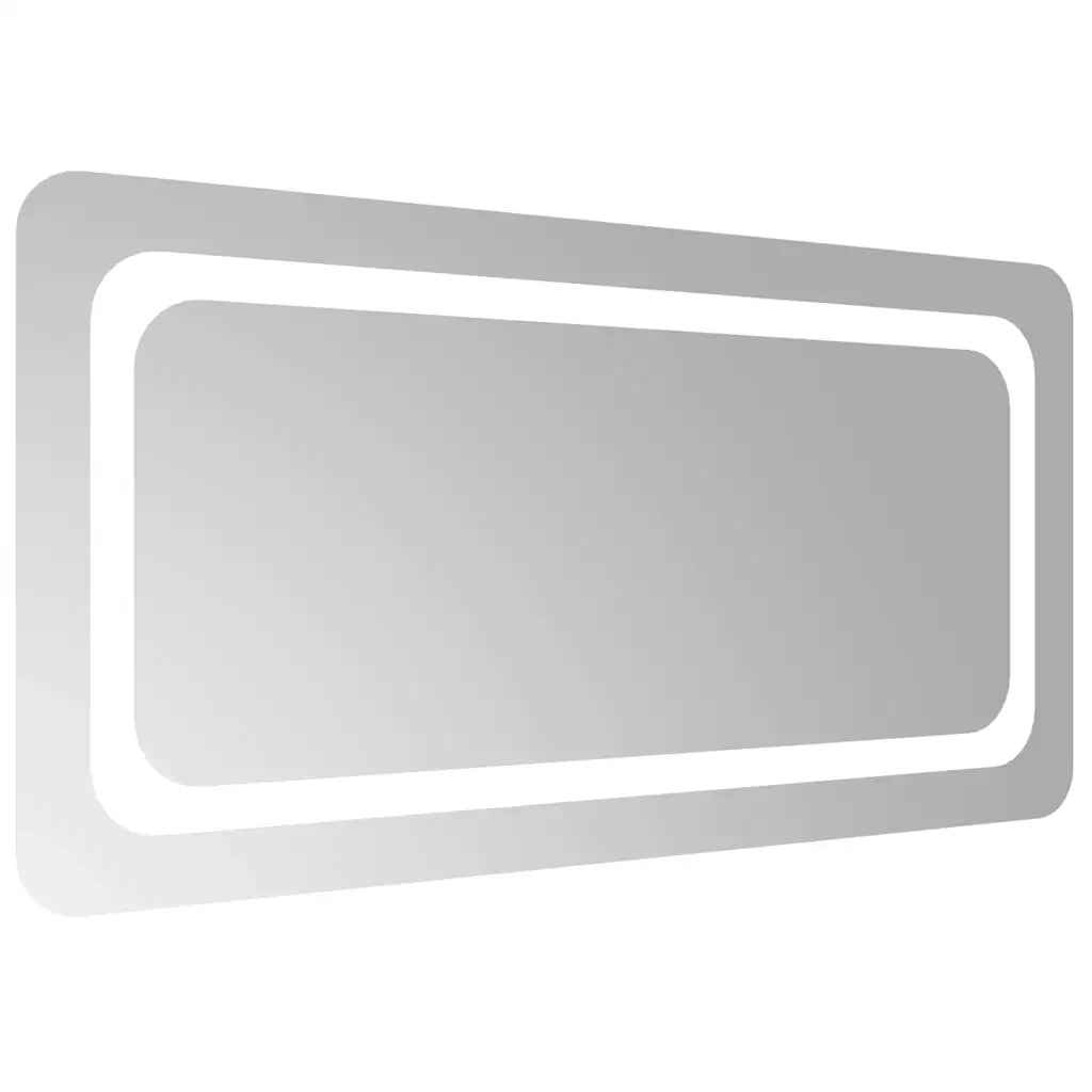 Specchio da Bagno con Luci LED 80x40 cm 151785