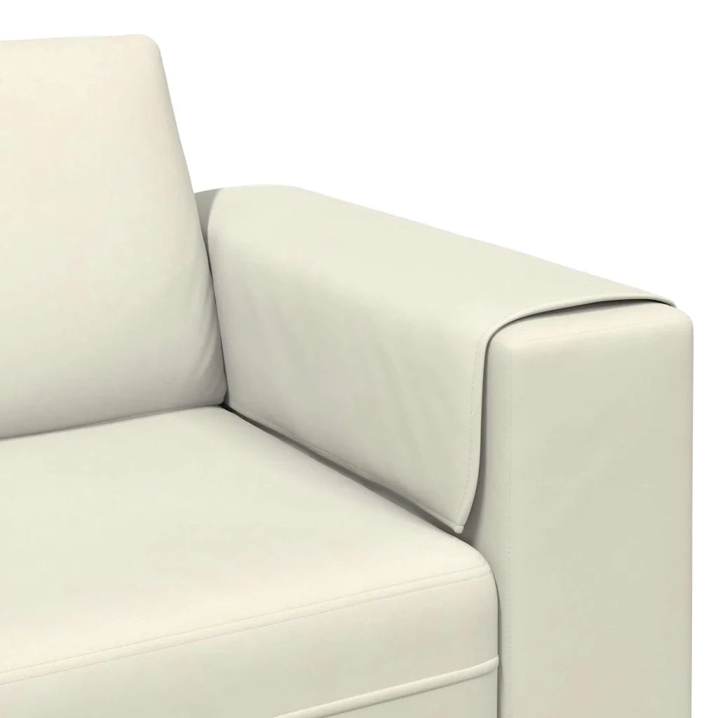Divano per Soggiorno Crema 250 x 77 x 76 cm 3335098