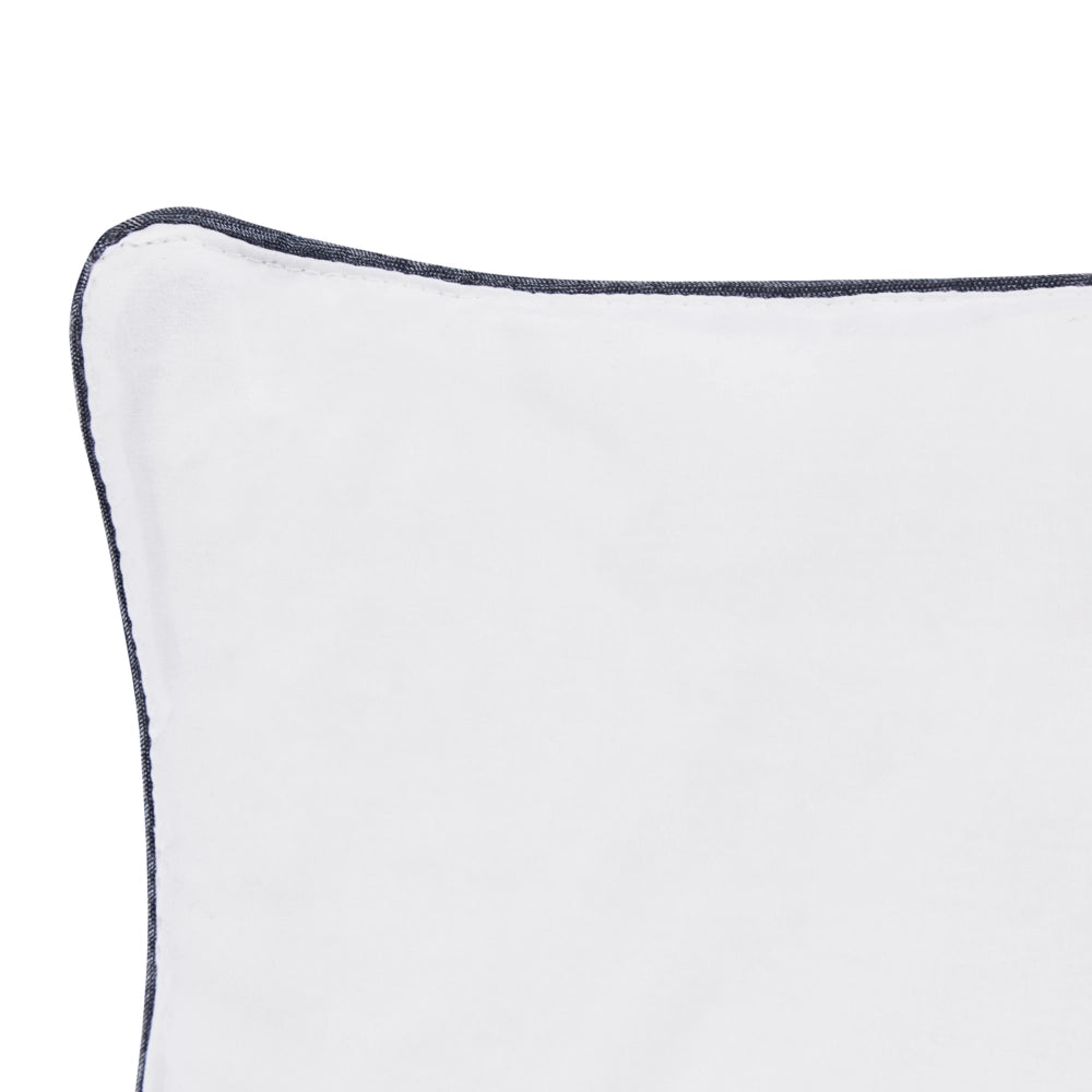 Cuscino da letto guanciale Cotone Bianco 80 x 80 cm Morbido guanciale per dormire