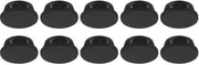 Stopper flexibile 30mm - Adatto per fori da 29mm - 10 pezzi - Nero