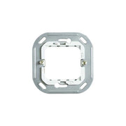 H4702It Supporto in Resina e Acciaio Inox a 2 Moduli 71X71 Myhome
