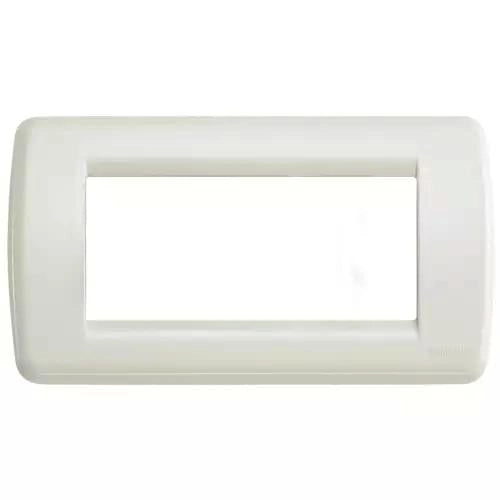 VIMAR IDEA - RONDO' PLACCA 4P METAL AVORIO