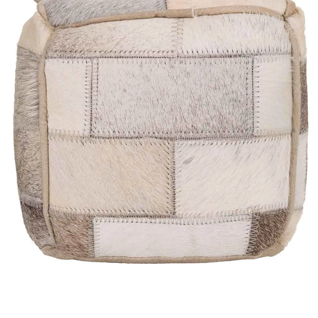 Fermaporta in pelle marrone 20x20x20h cm