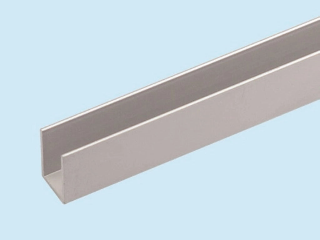 Profilo Canalino Da 2 Metri A U Argento Mm10X15X1 - Arcansas