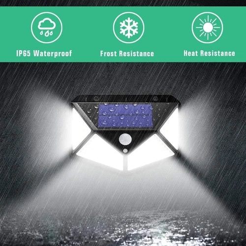 12 pezzi faretti a LED con pannello solare per esterno giardino garage CASA