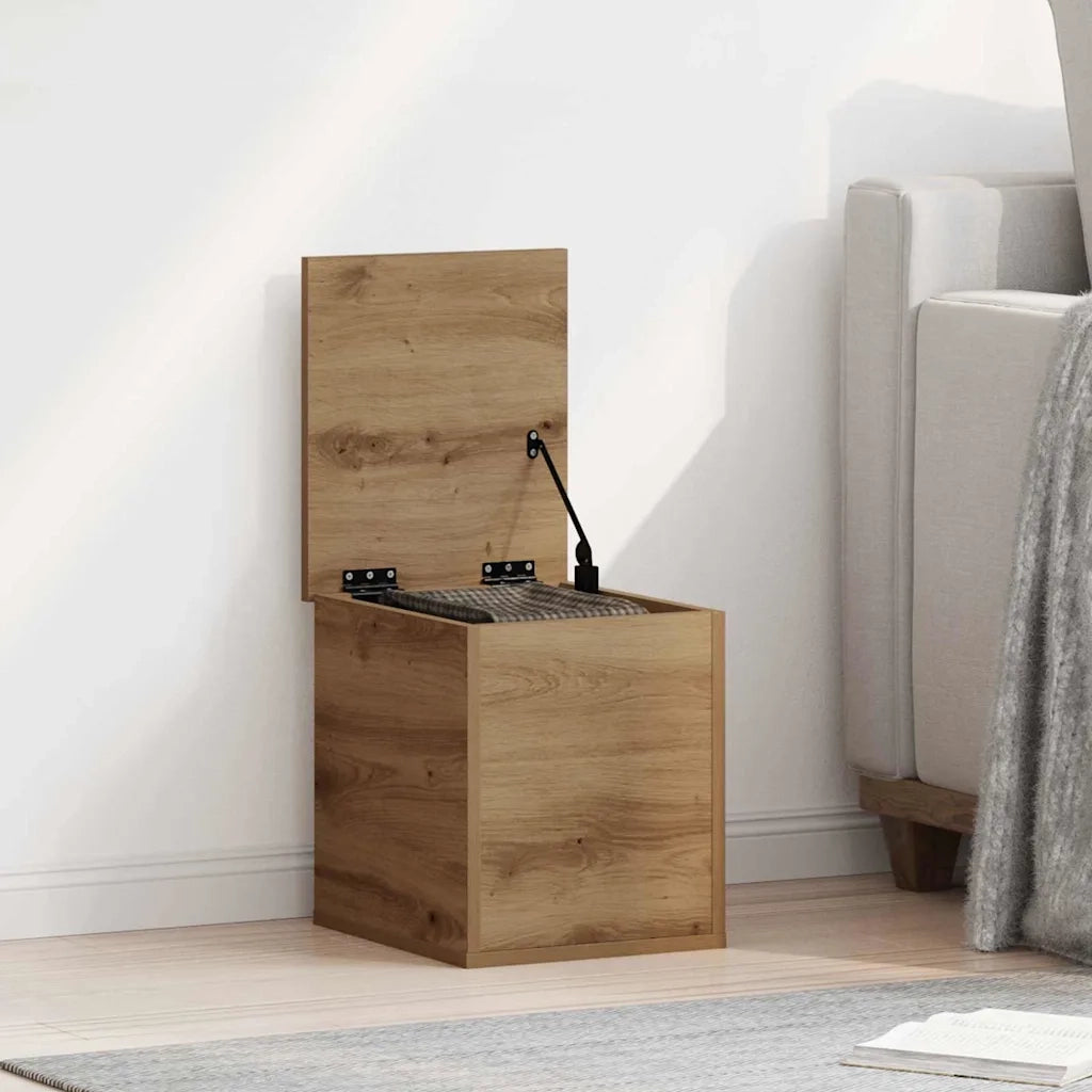 Scatola di Stoccaggio Rovere artigianale 30 x 35 x 35 cm 868694