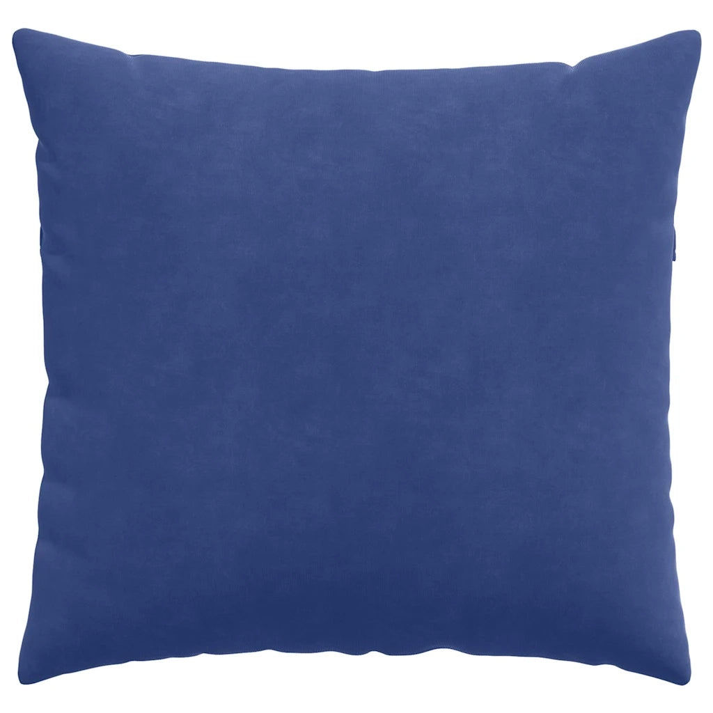 Cuscini da Divano 2 pz-Set di 2 Cuscini per Sofa Blu Polizia 50 x 50 cm Tessuto in Cords