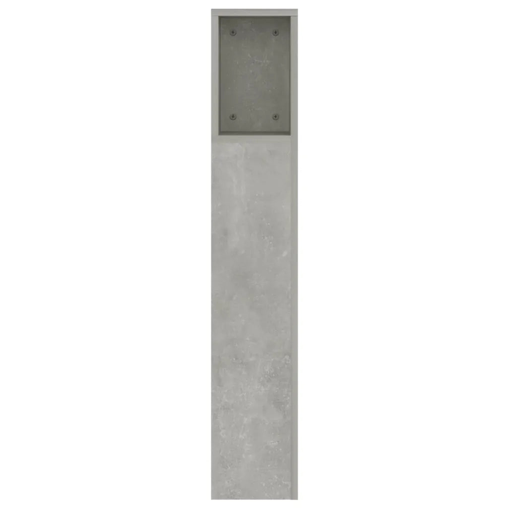 Testiera | Testata con Scomparti Grigio Cemento 160x18,5x104,5 cm