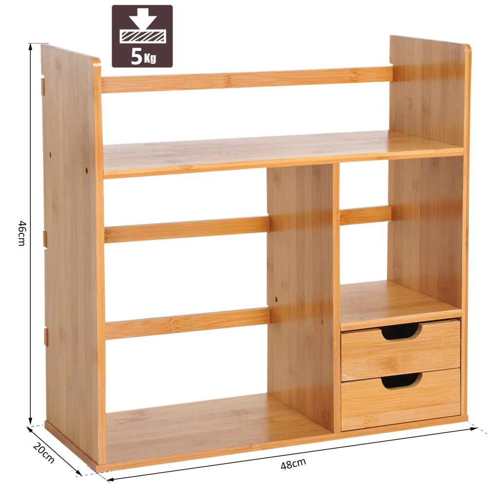 Scaffale Libreria ¨C Xylo ¨C Legno Bamb¨´ Naturale 5 Ripiani