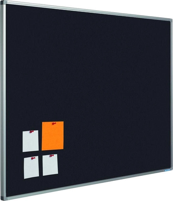 Pannello da parete Softline profilo 16mm bulletin Nero - 45x60cm