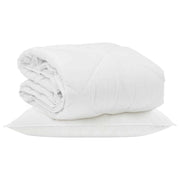 Piumone | Duvet Estivo con cuscino 2 pz Bianco Microfibra