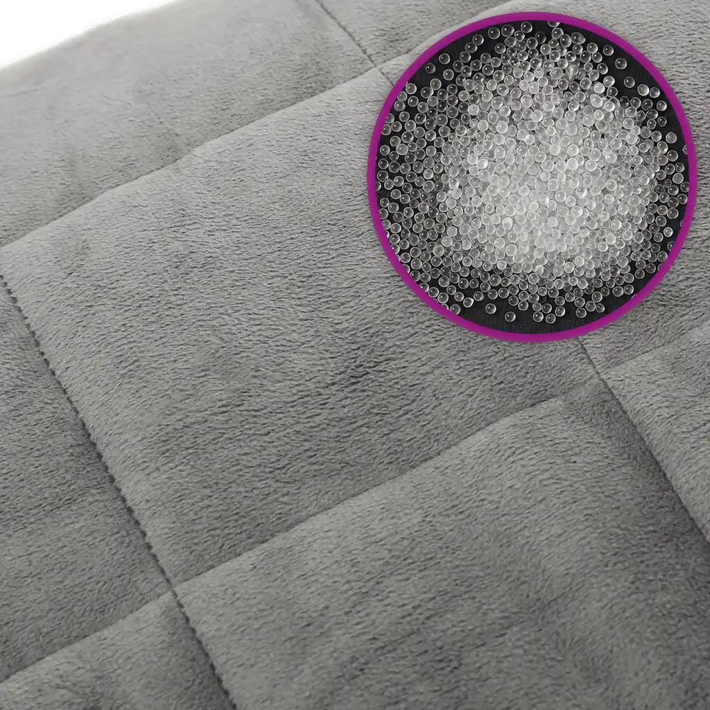 Coperta Ponderata Grigia 220x260 cm 11 kg Tessuto 350730