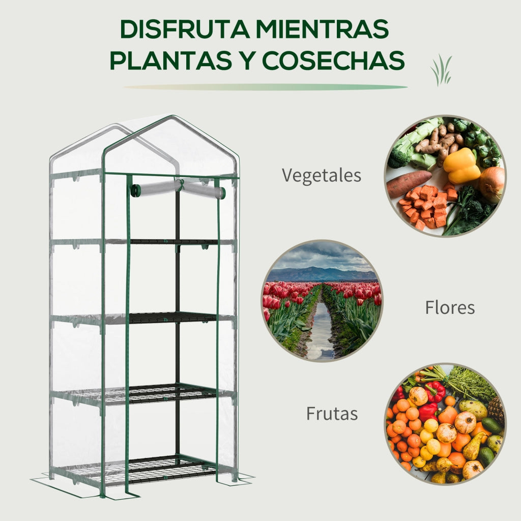 Serra da Giardino con Ripiani ¨C Minimal ¨C 70x50x160 cm