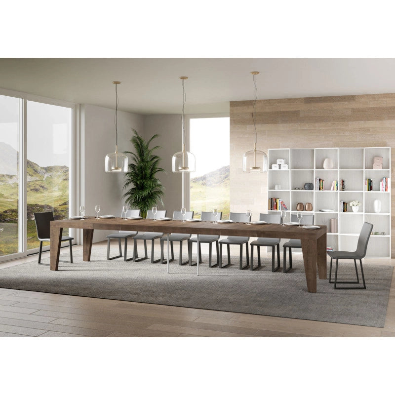 Tavolo allungabile 130/390x90 cm Naxy Premium - Noce