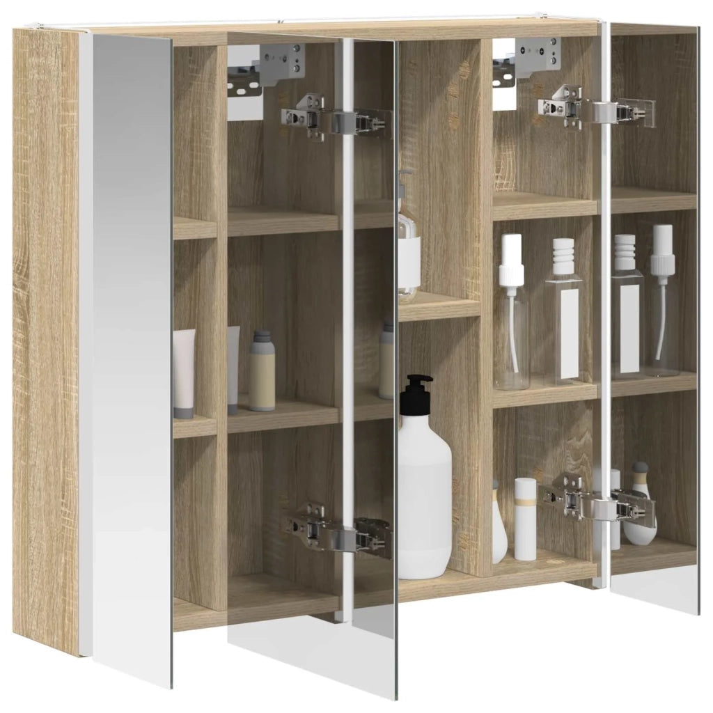 Mobiletto per specchio da bagno Rovere Sonoma 889249