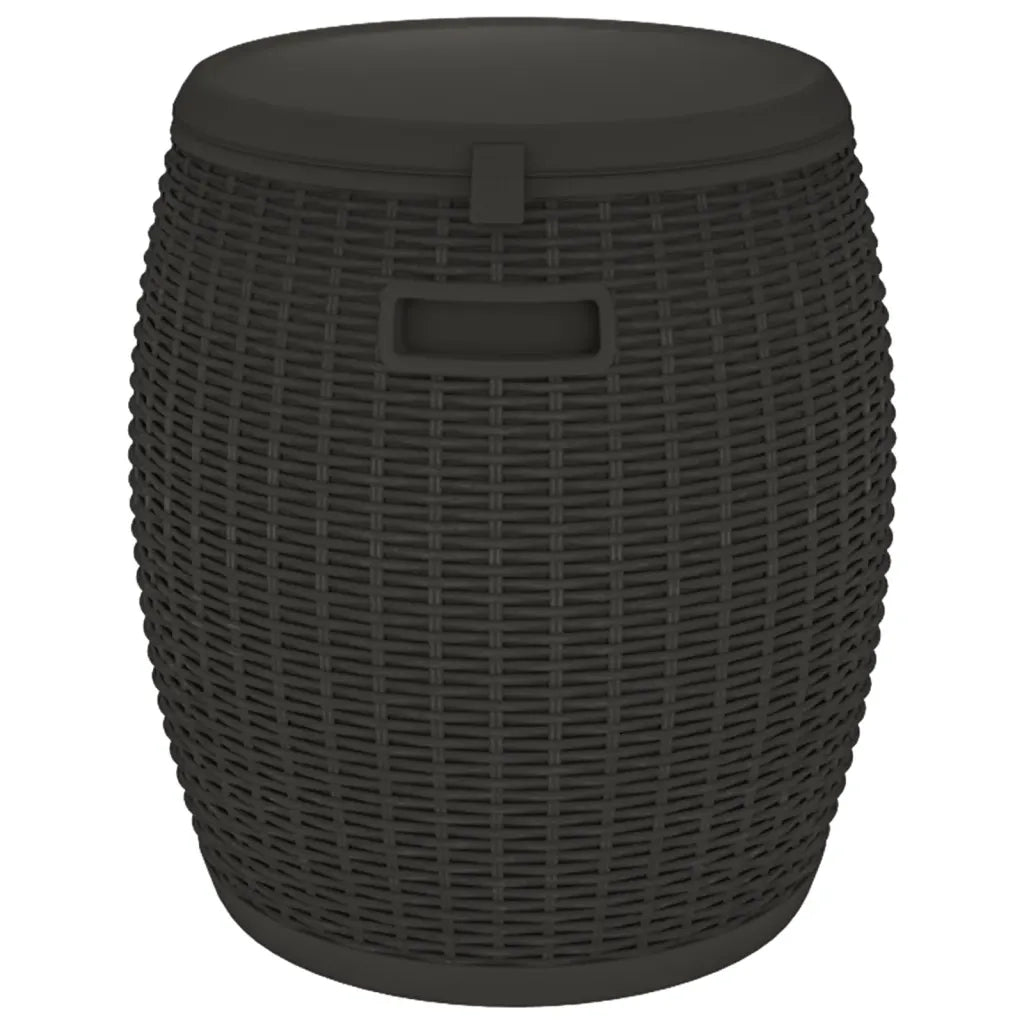 Contenitore da Giardino 4 in 1 Polipropilene Nero 364155
