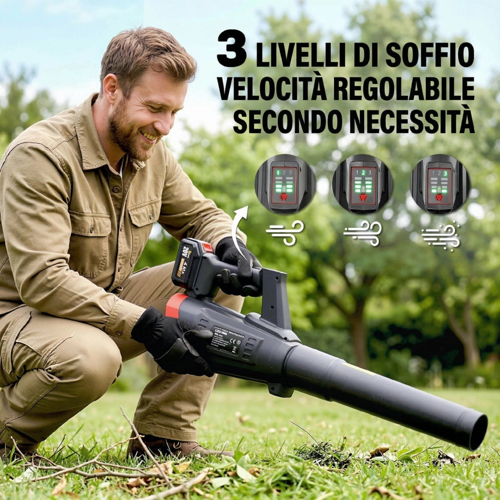 Soffiatore Elettrico 18V ¨C Minimal ¨C Leggero