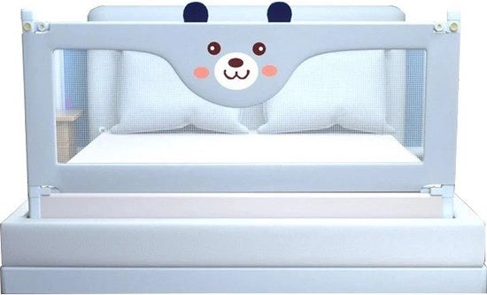 Barriera di sicurezza per letto - regolabile - alta - 200cm