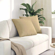 Cuscini da Divano 2 pz-Set di 2 Cuscini per Sofa Grigio Verde 50 x 50 cm