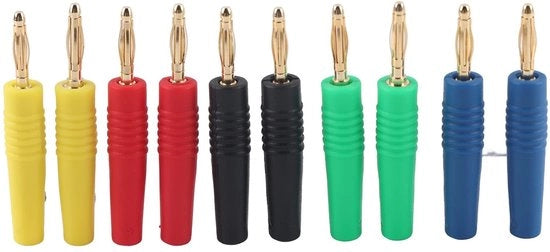 10 pezzi di cavo di banana per accessori di test elettrici