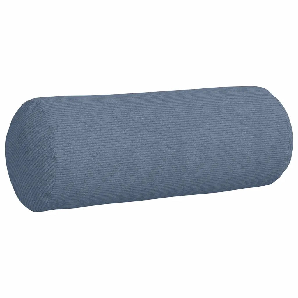 Cuscini a rullo 2 pcs Blu Ø 25 x 70 cm Tessuto in Cords 42014349