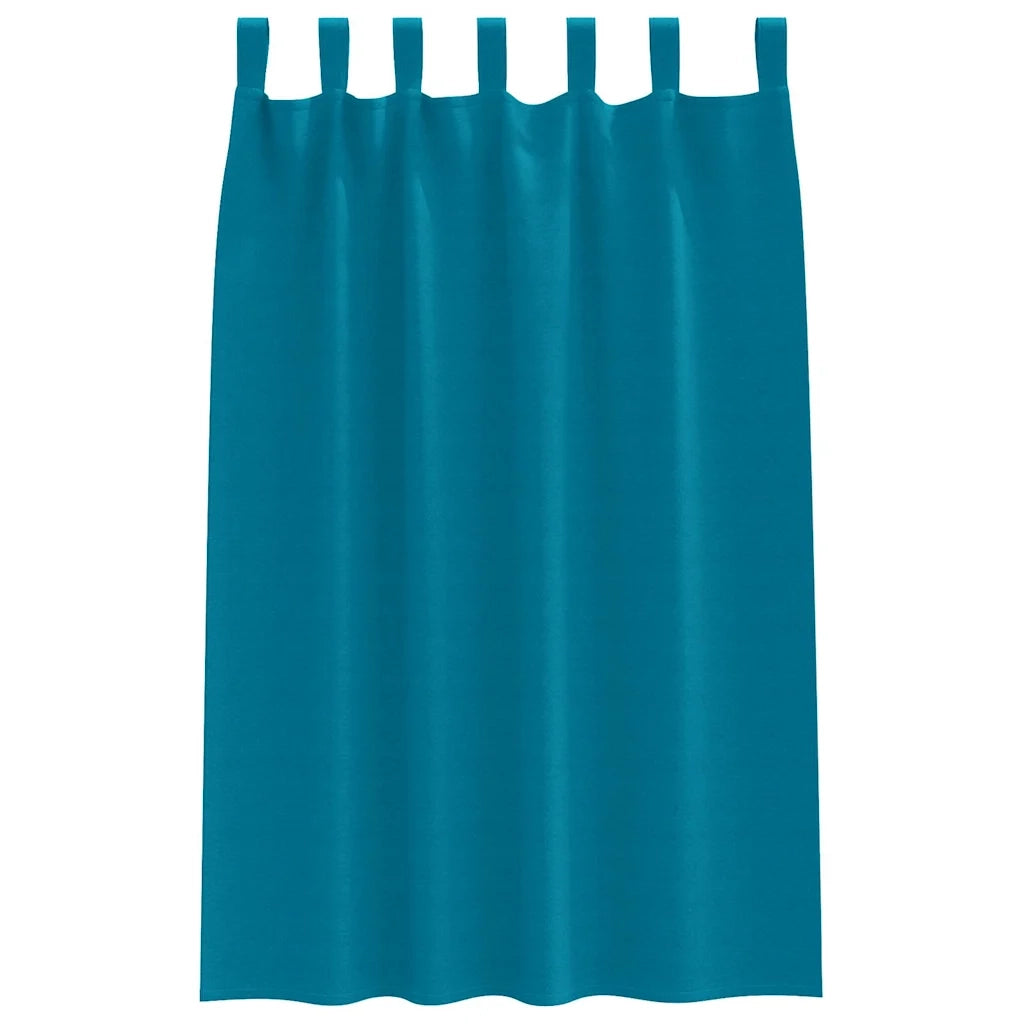 Tende Blackout con Anelli 2 pcs Turchese 175 x 140 cm 4107639