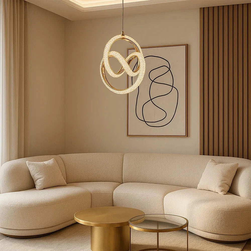 Lampada A Sospensione Led G068-cp Gold