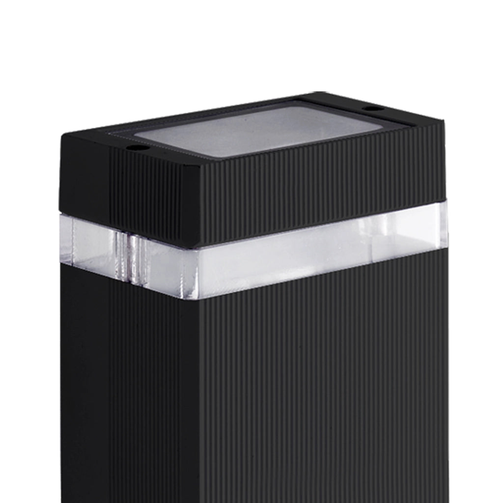 Lampione esterno GILBERT 80cm GU10 IP44 nero Polux
