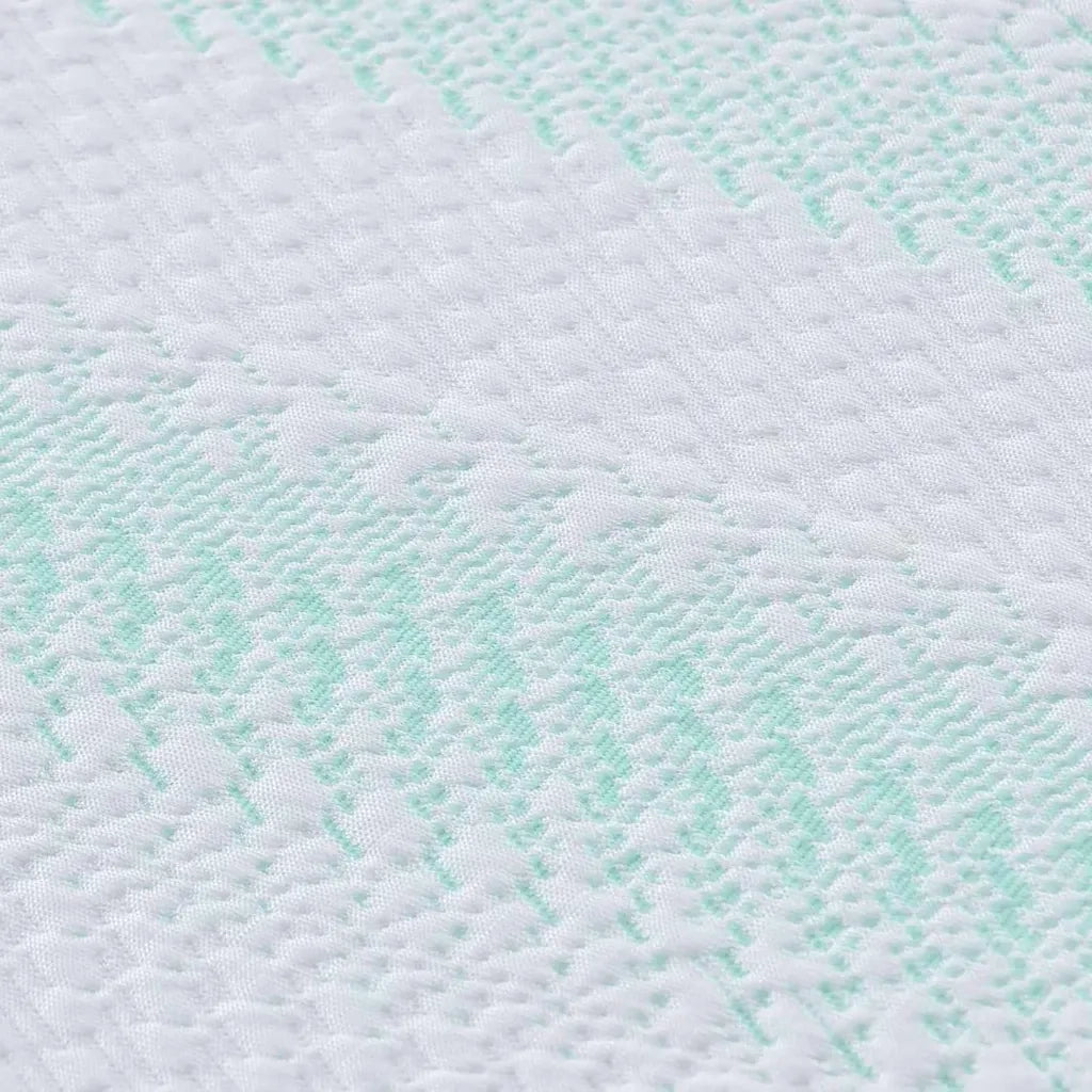 Topper per materasso-Materassino Bianco e Verde 90 x 200 cm 449558
