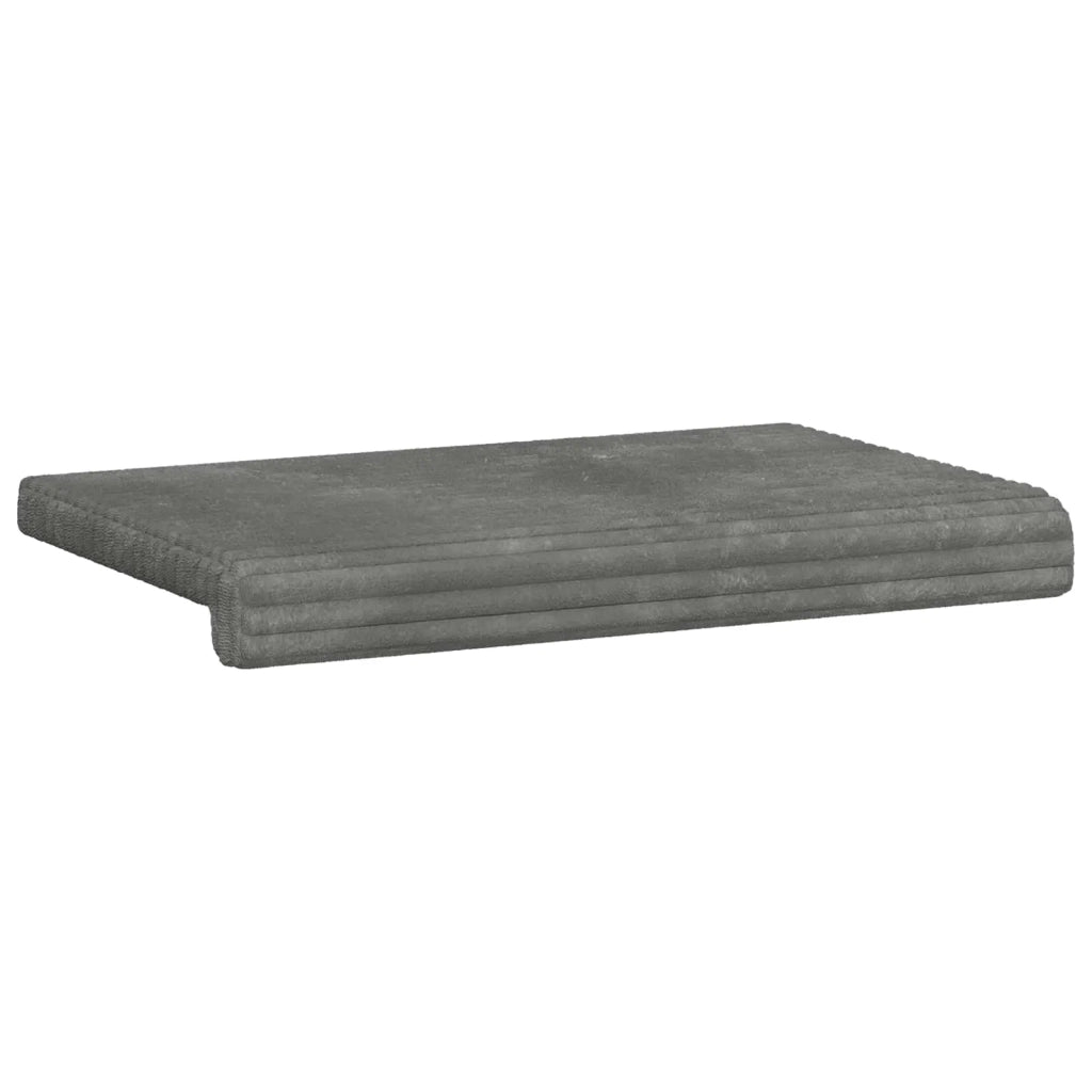 Cuscino per panchina Corduroy Morbido Grigio Chiaro 42043219
