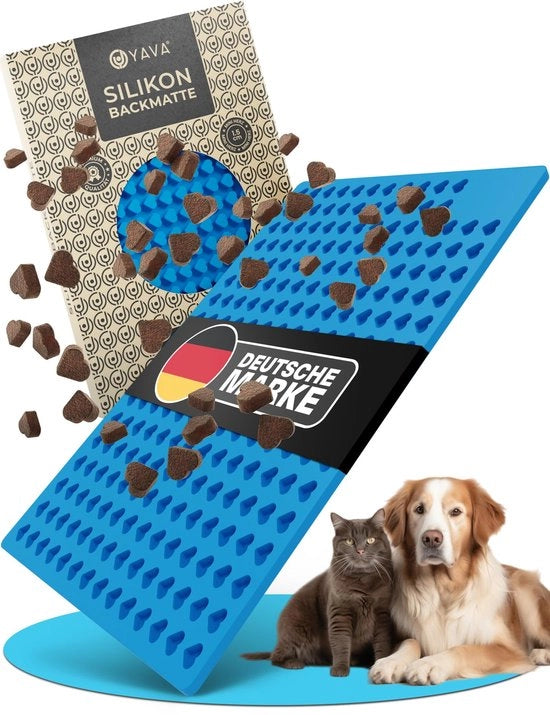 Mini forma per biscotti canini (1,5 cm) in silicone premium per biscotti per cani, forma a cuore in silicone, forma per biscotti per cani, mattoncini per biscotti per cani, forma a cuore in silicone, BPA-free (turquesa)