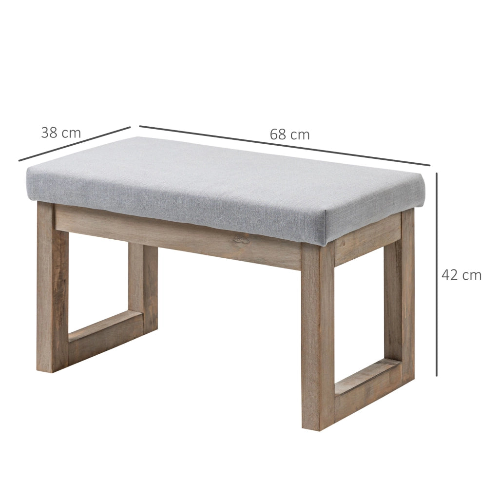 Pouf Skandi Design ¨C Minimal ¨C Grigio 68x38x42