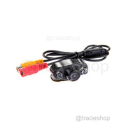 Trade Shop - Telecamera Retromarcia Auto Camper Furgone 2 Led Smd Staffata Retrocamera -