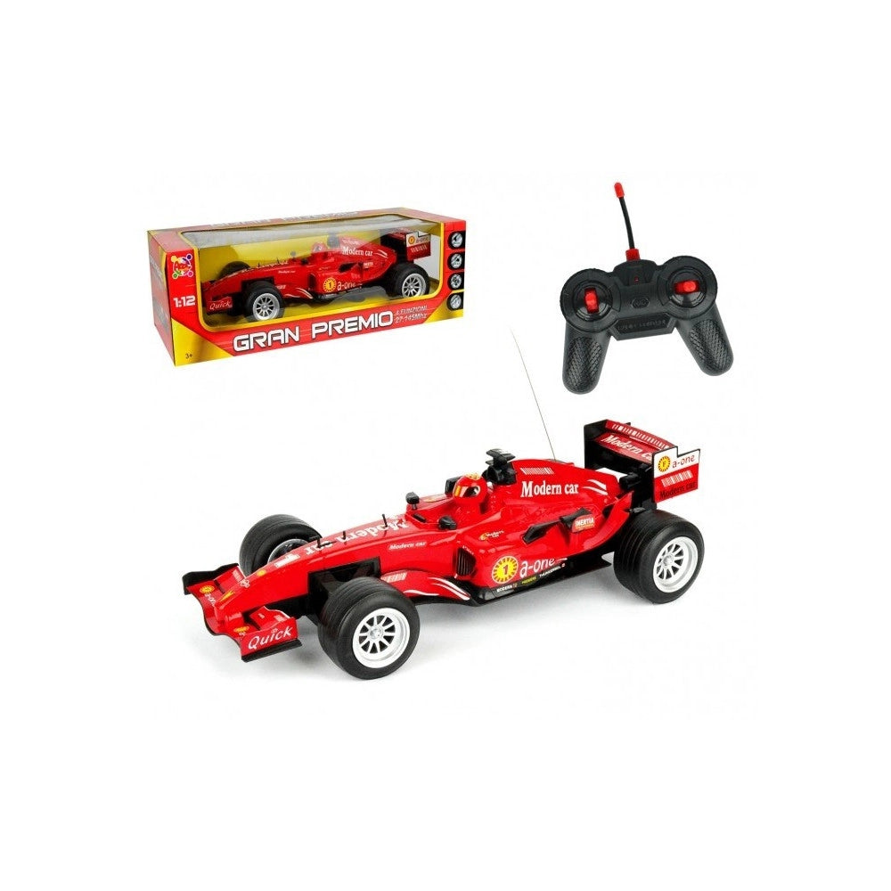 Trade Shop - Auto Radiocomandata Formula Uno Scala 1:18 Telecomando Con 4 Funzioni Granpremio -