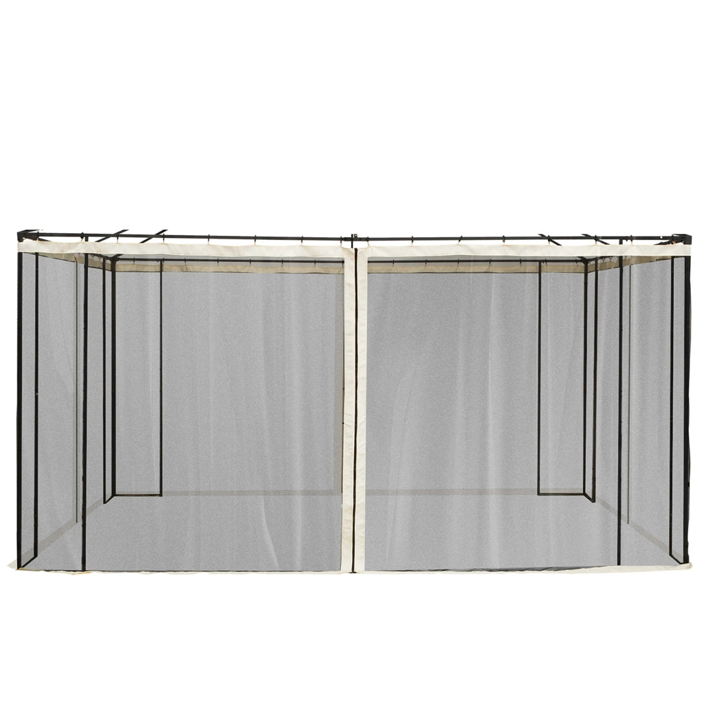 Pannelli Laterali per Gazebo ¨C Minimal ¨C Grigio 3.5x2 m