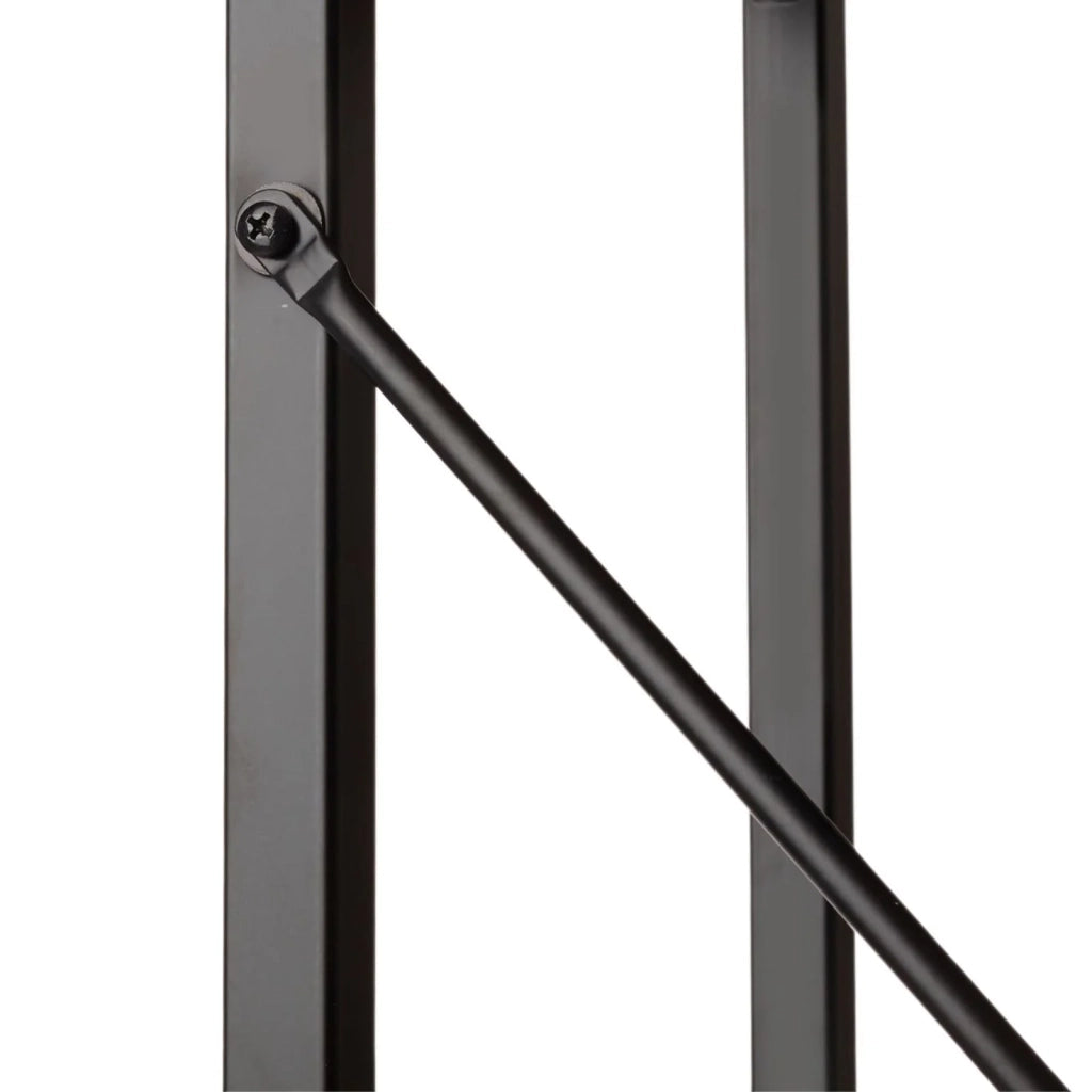 Libreria grande in stile industriale/vintage con 4 ripiani 121,5 cm marrone 08_0000278