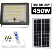 Trade Shop - Lampada Stradale 450w Led Con Pannello Solare Proiettore Ip Camera Wifi Q-sx77 -