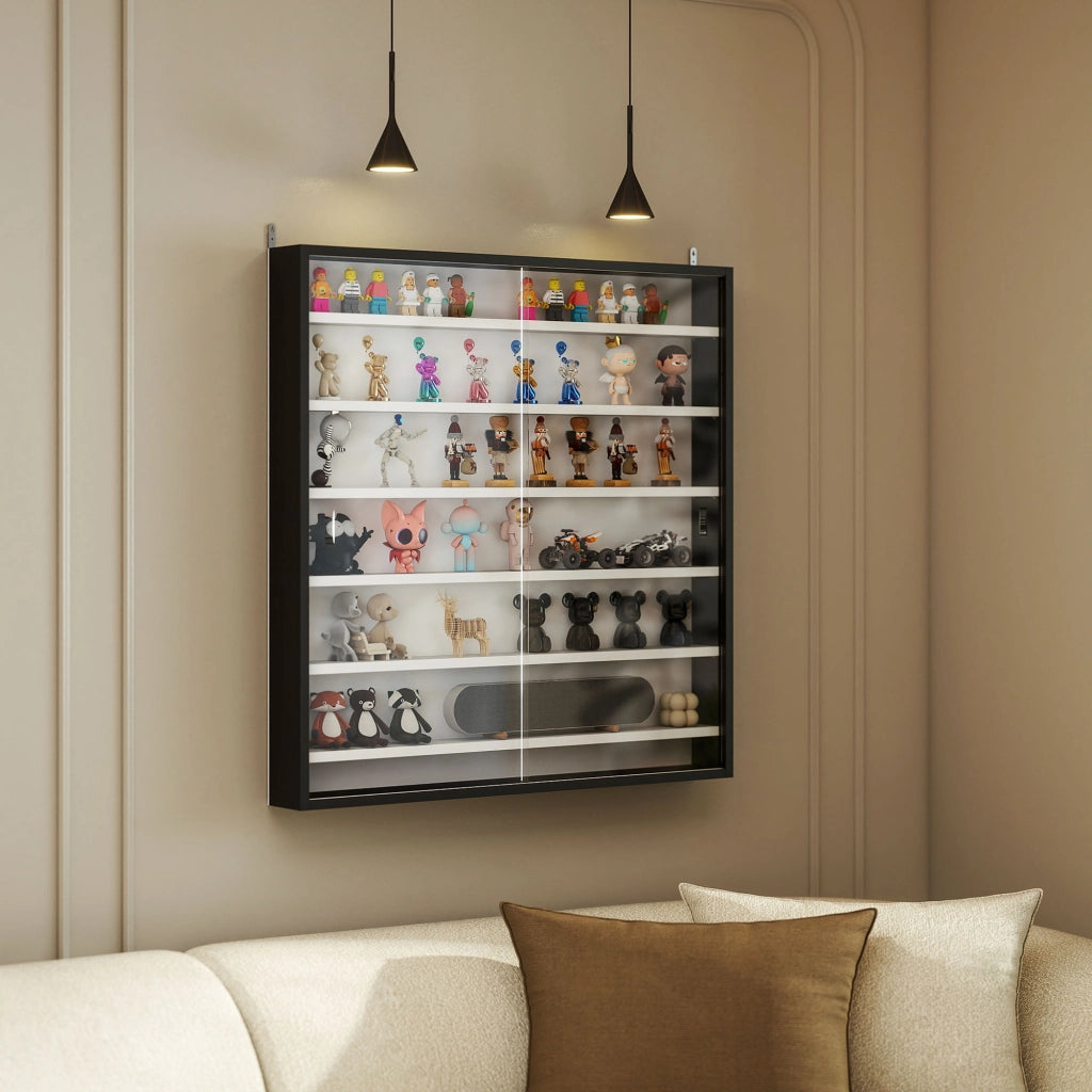 Libreria vetrina ¨C zephmum ¨C bianco 80x9.5x83 cm