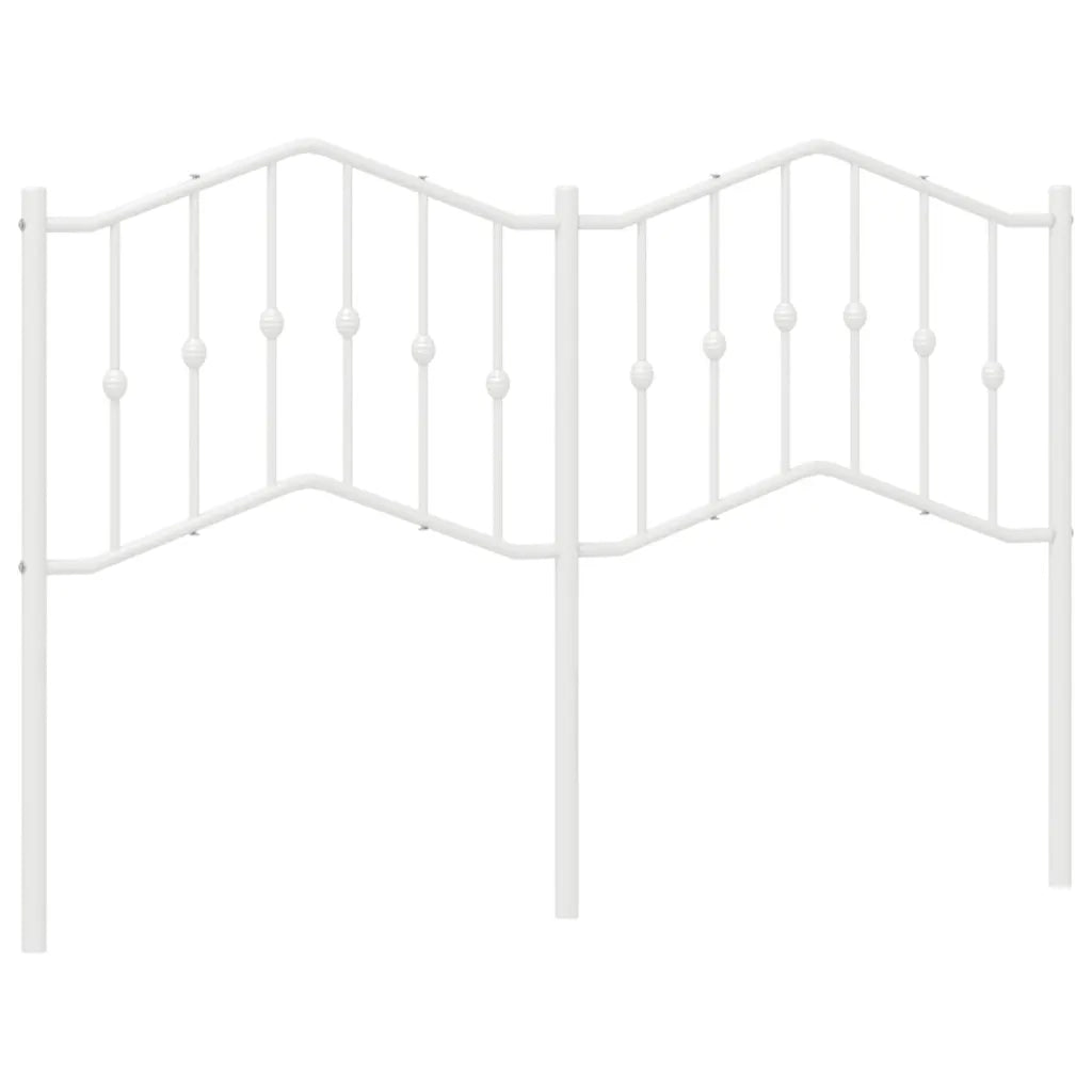 Testiera di Ricambio in Metallo Bianco 140 cm 373871