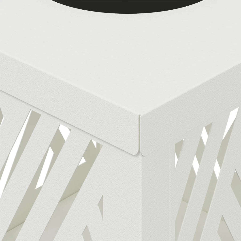 Faro LED solare per sentieri 2 pcs Bianco 879731