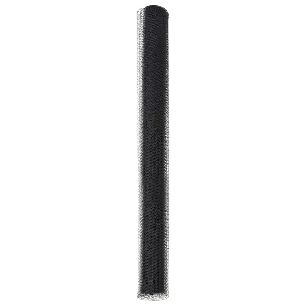 Recinzione Esagonale Grigio 1,6 x 10 m PVC 42005510